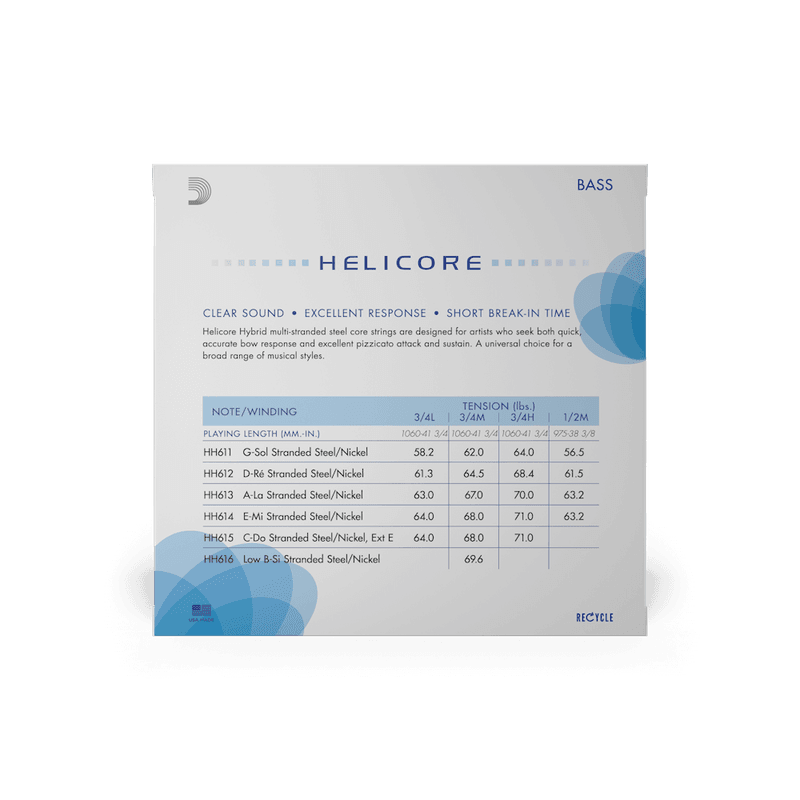 D'Addario Helicore Hybrid (løse strenger)