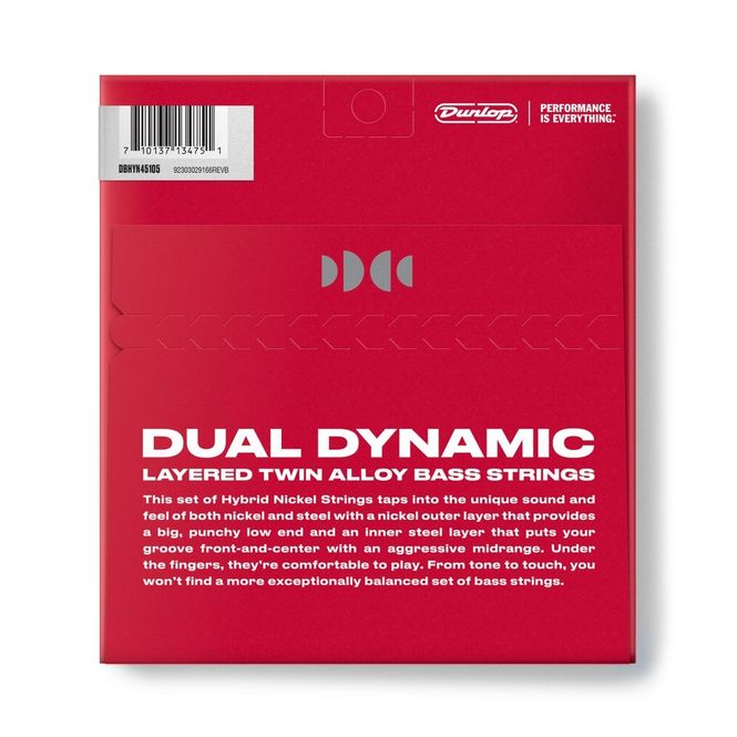 Hovedbilde Dunlop Hybrid Nickel Bass Strings 4-String
