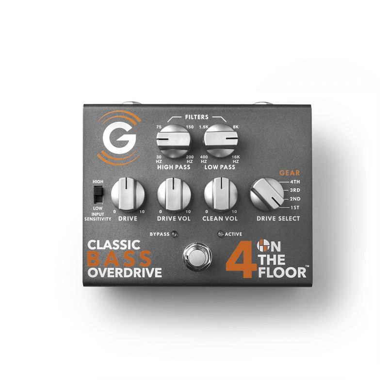ベース GENZLER CLASSIC BASS OVERDRIVE PEDAL Genzler 4 On The Floor Classic Bass Overdrive Pedal