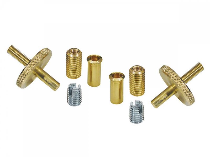 Josef Teller Double Bass Bridge Mechanics Set for Height Modification (Brass)