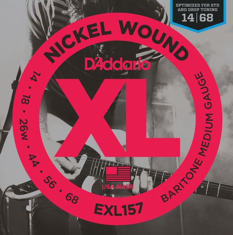 D'Addario EXL157 Nickel Wound (Baritone) Medium