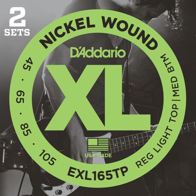 Hovedbilde D'Addario EXL165TP Custom Light 045-105 ...