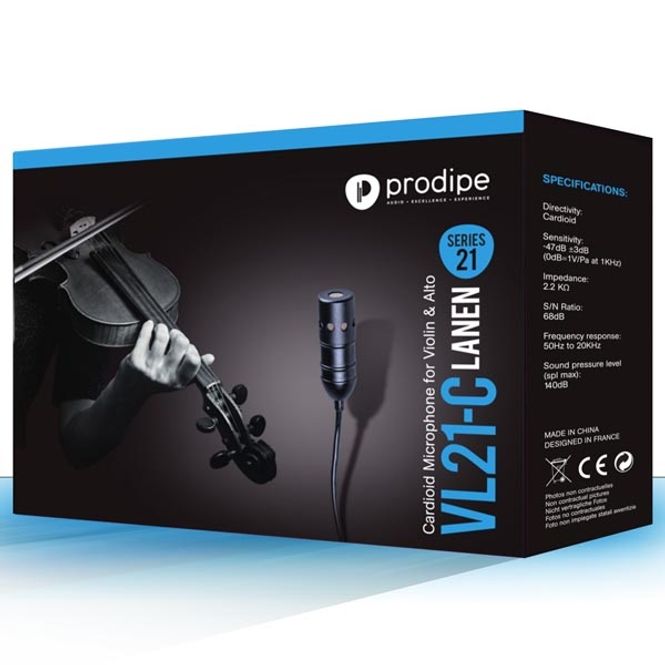 Hovedbilde Prodipe VL21 Violin & Viola Electret Microphone ...