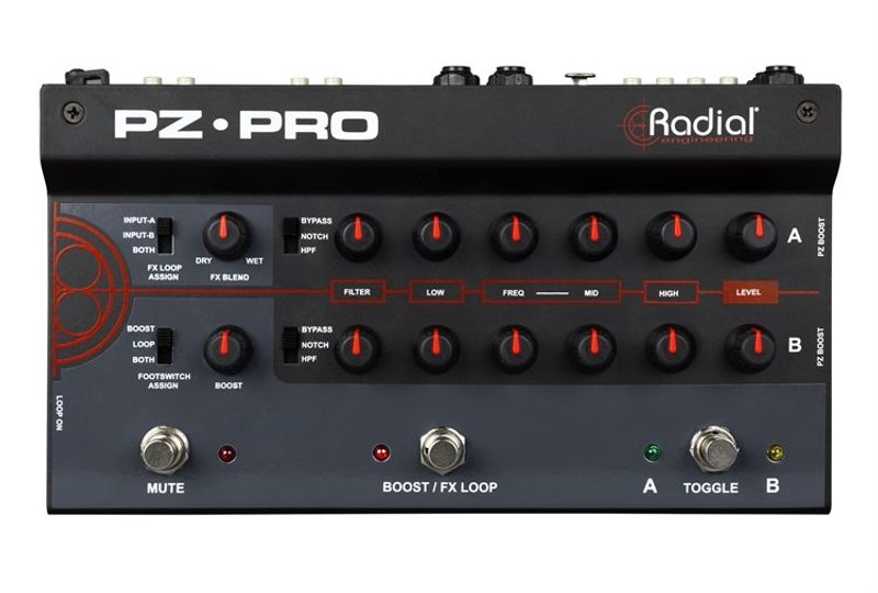 Radial PZ-Pro 2-Channel Acoustic Instrumental Preamp